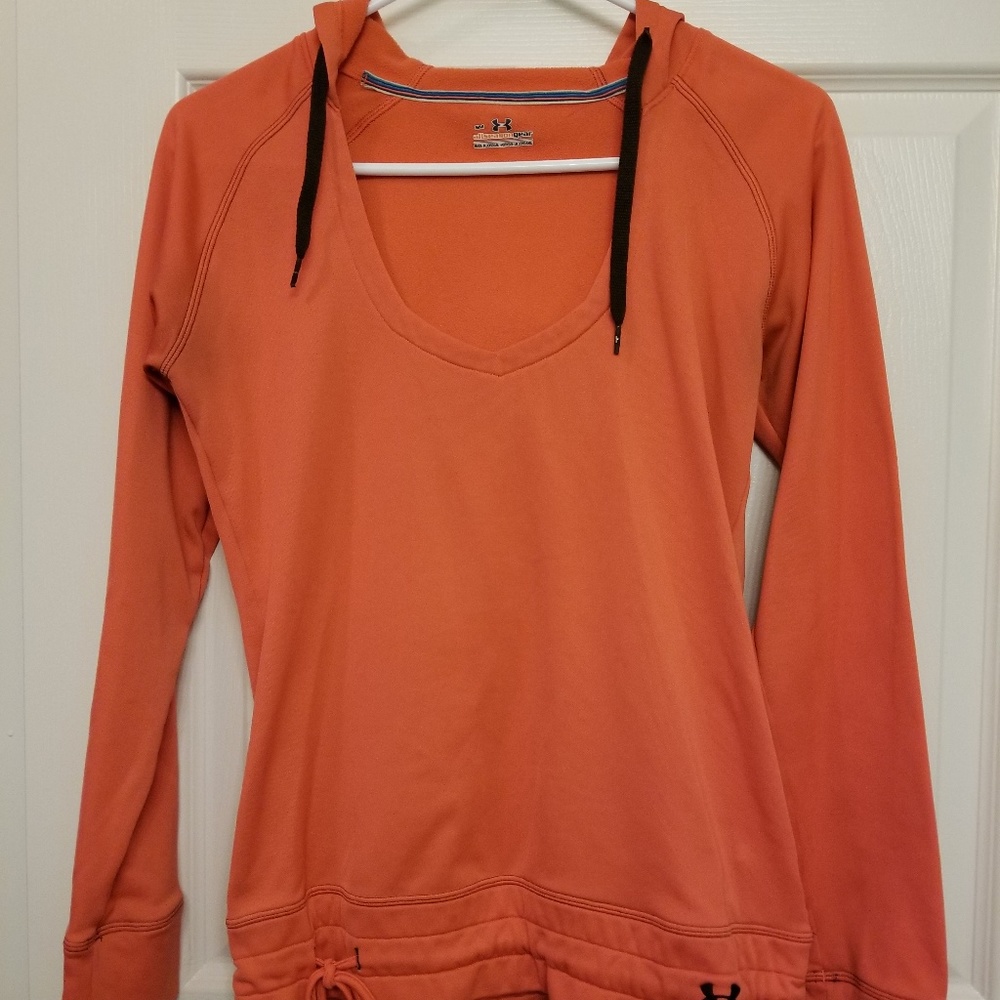 Salmon Under Armour Pullover Top